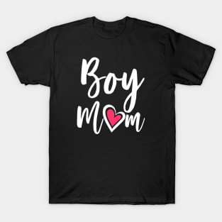 Boy Mom. Mother's Day Gift. T-Shirt